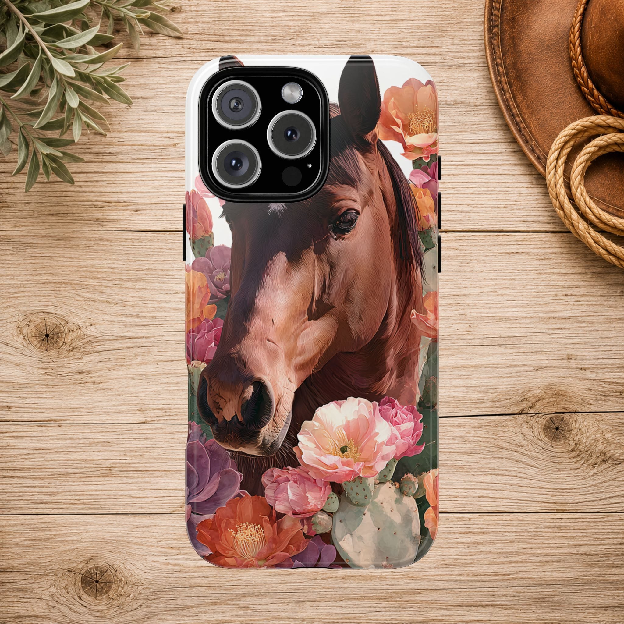 Horse Floral Phone Case