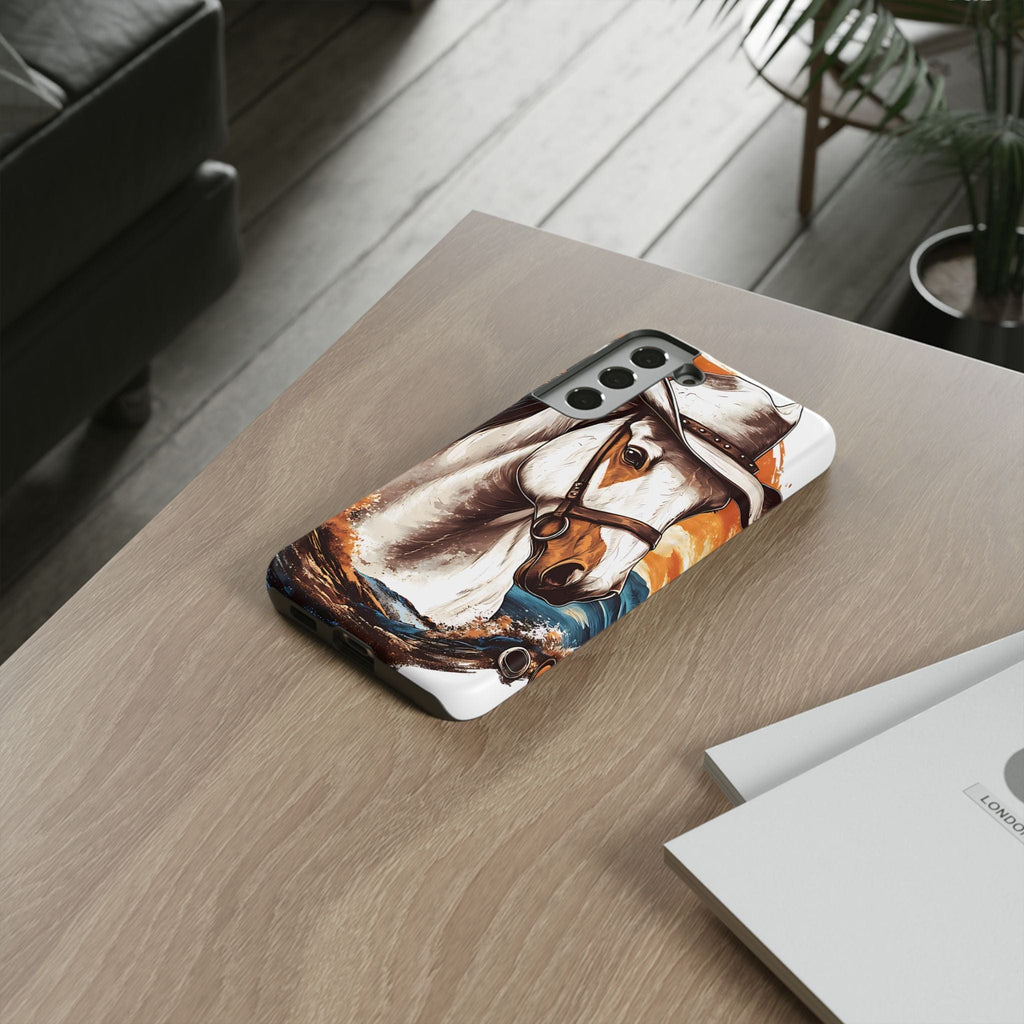 White Hat Horse-Phone Cases