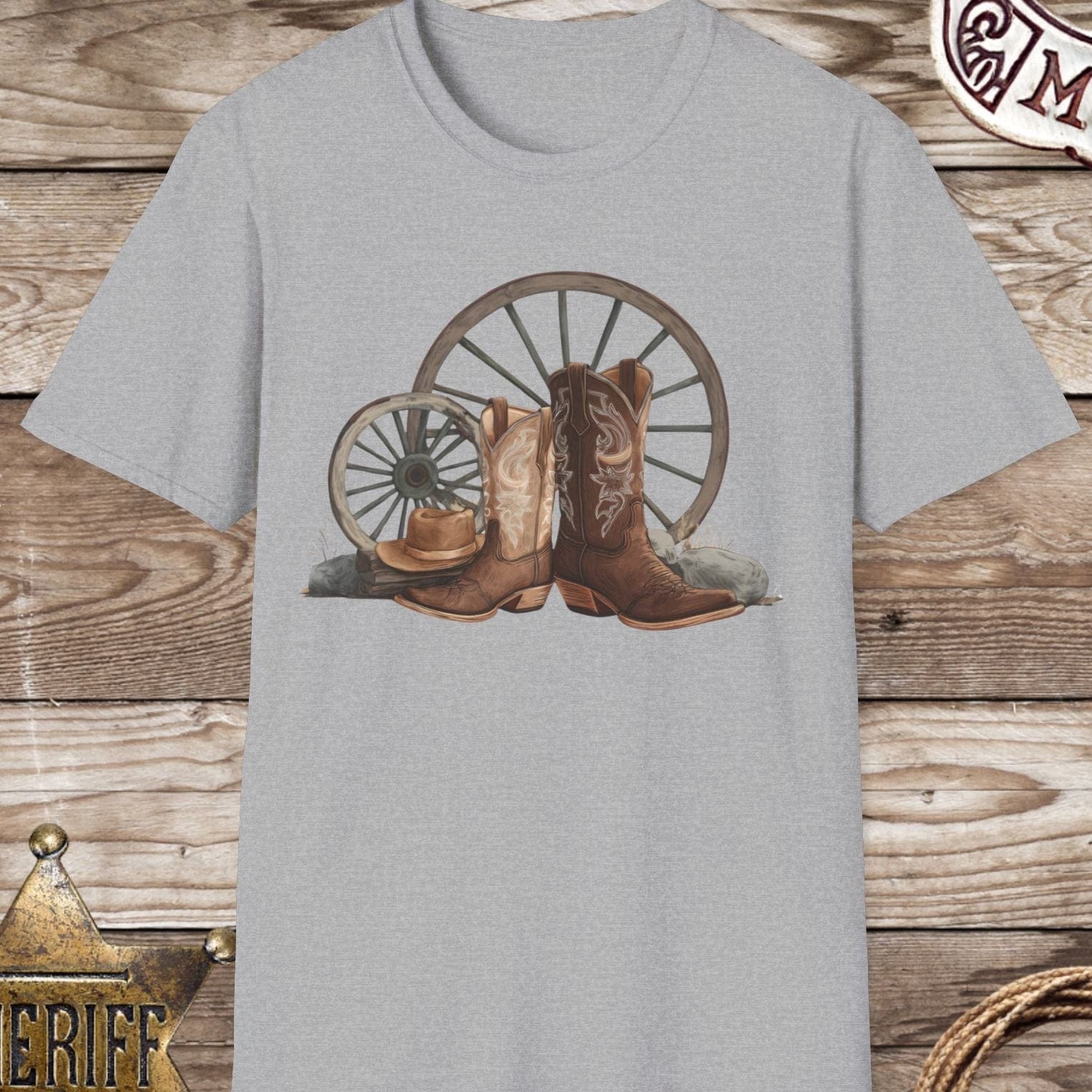 Western Cowboy Boots T-Shirt