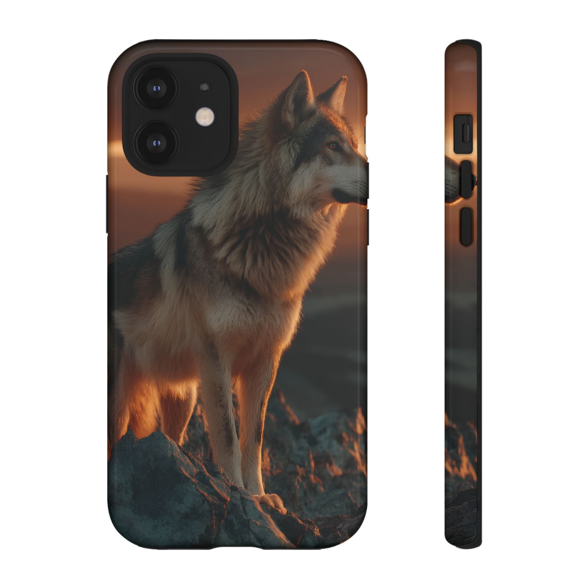 Wolf Sunset Phone Case