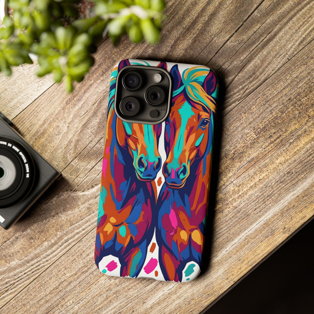 Vibrant Pop Art Equine Phone Case