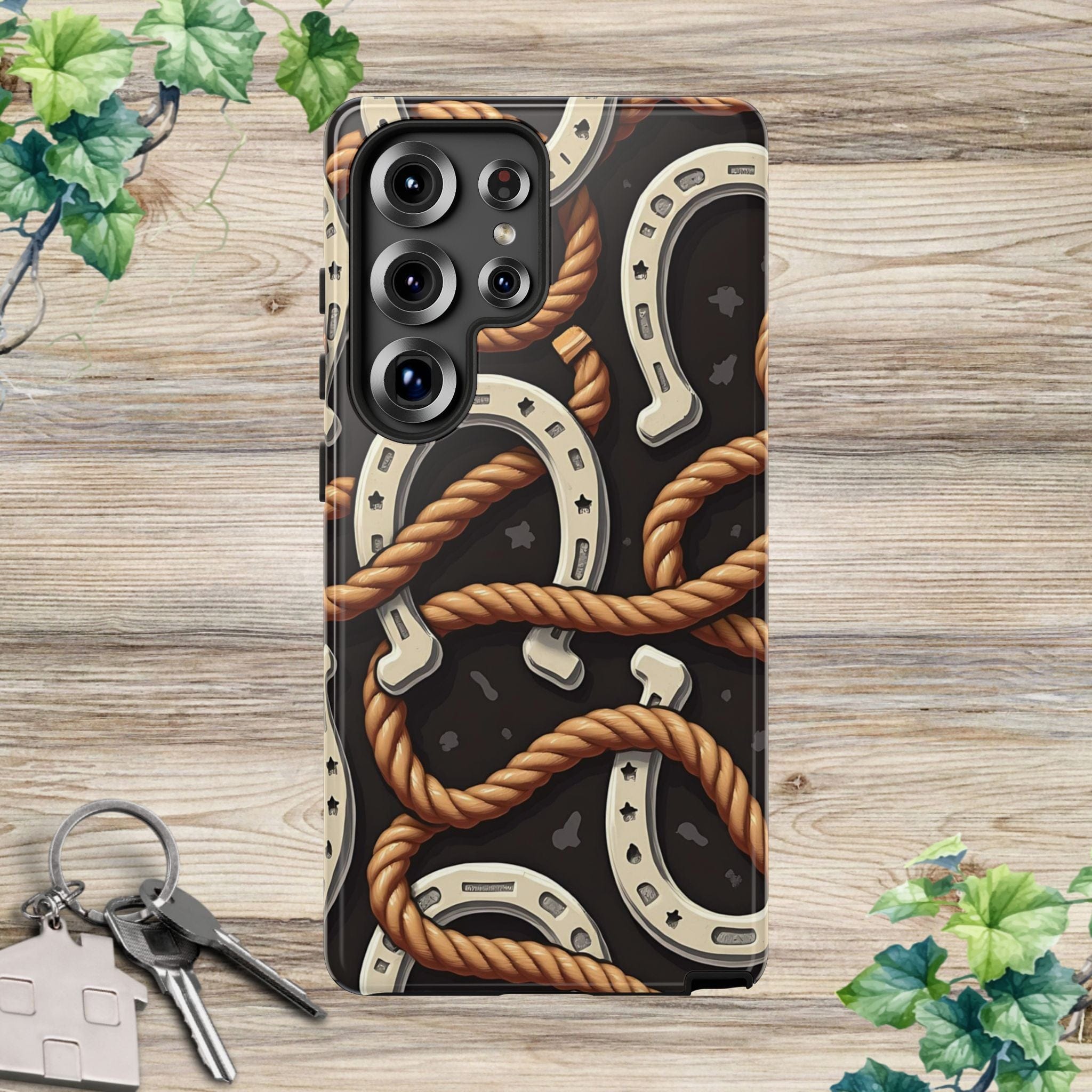 Horseshoes and Ropes-Phone Case
