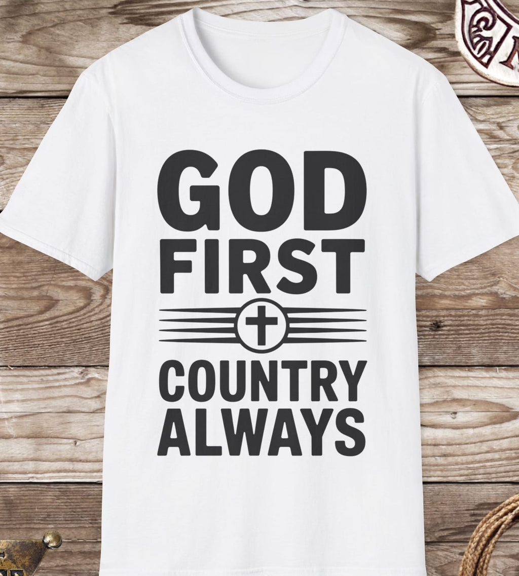God First Country Always Tee