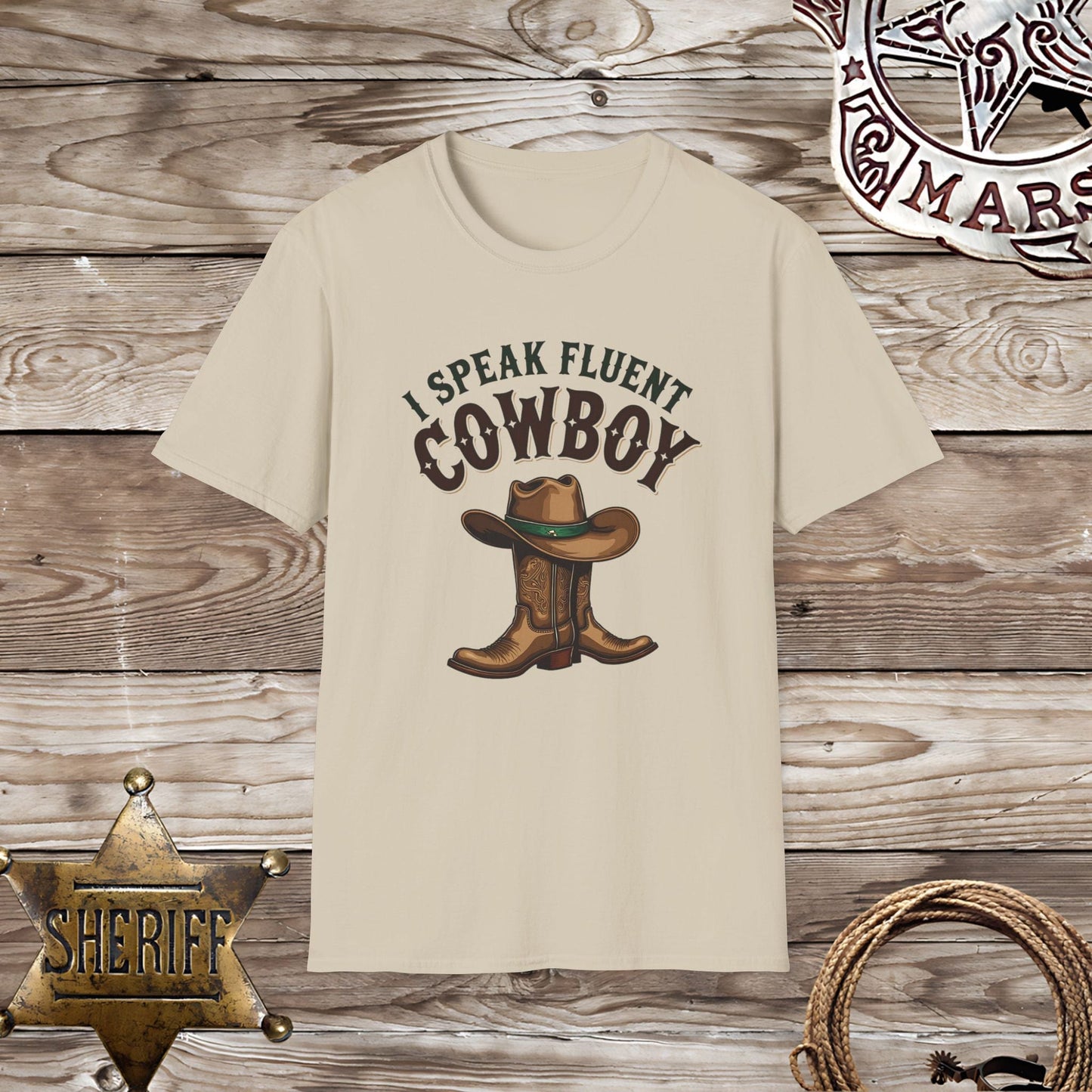 Softstyle UnisexT-Shirt: Speak Fluent Cowboy