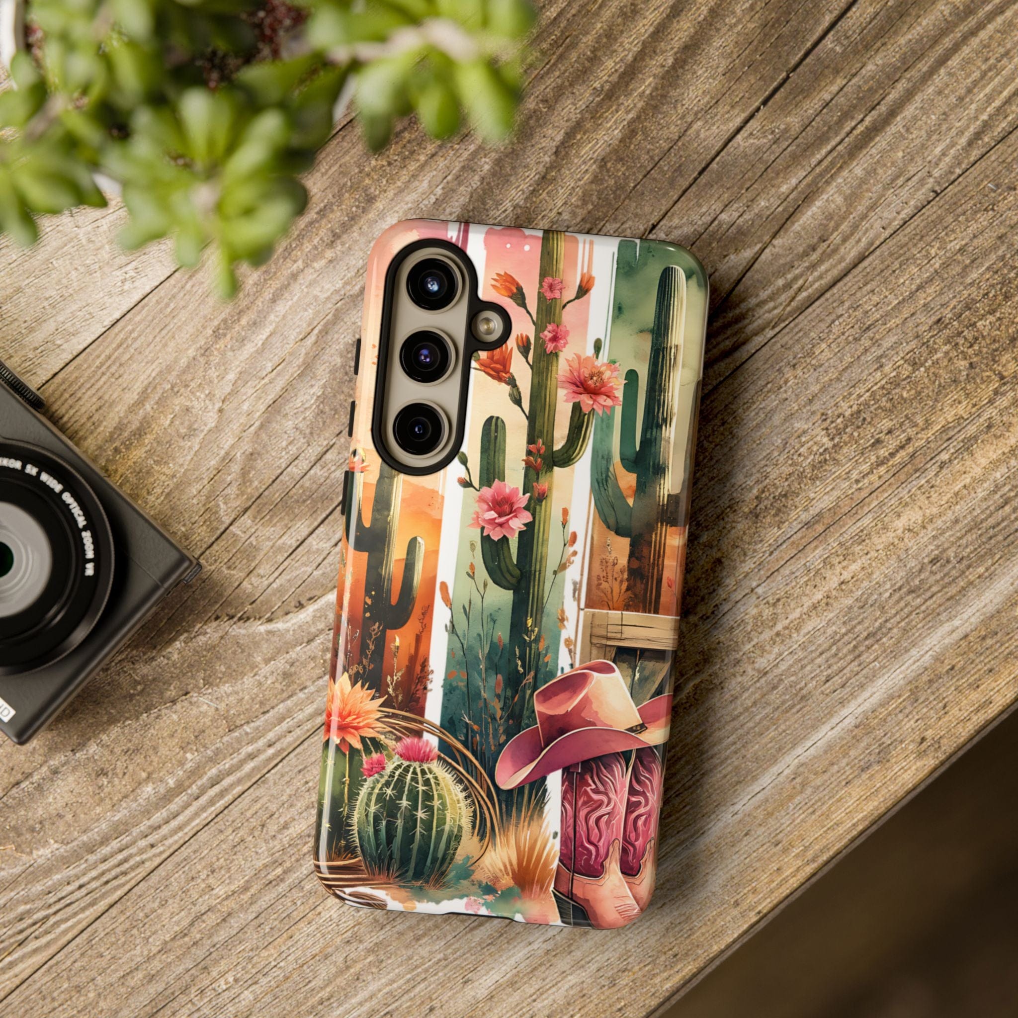 Southwestern Floral Cactus -Tough Case