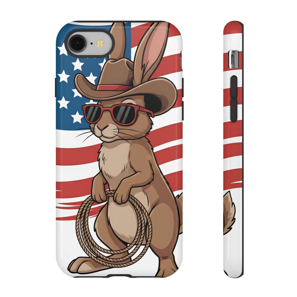Patriotic Cowboy Bunny Phone Case