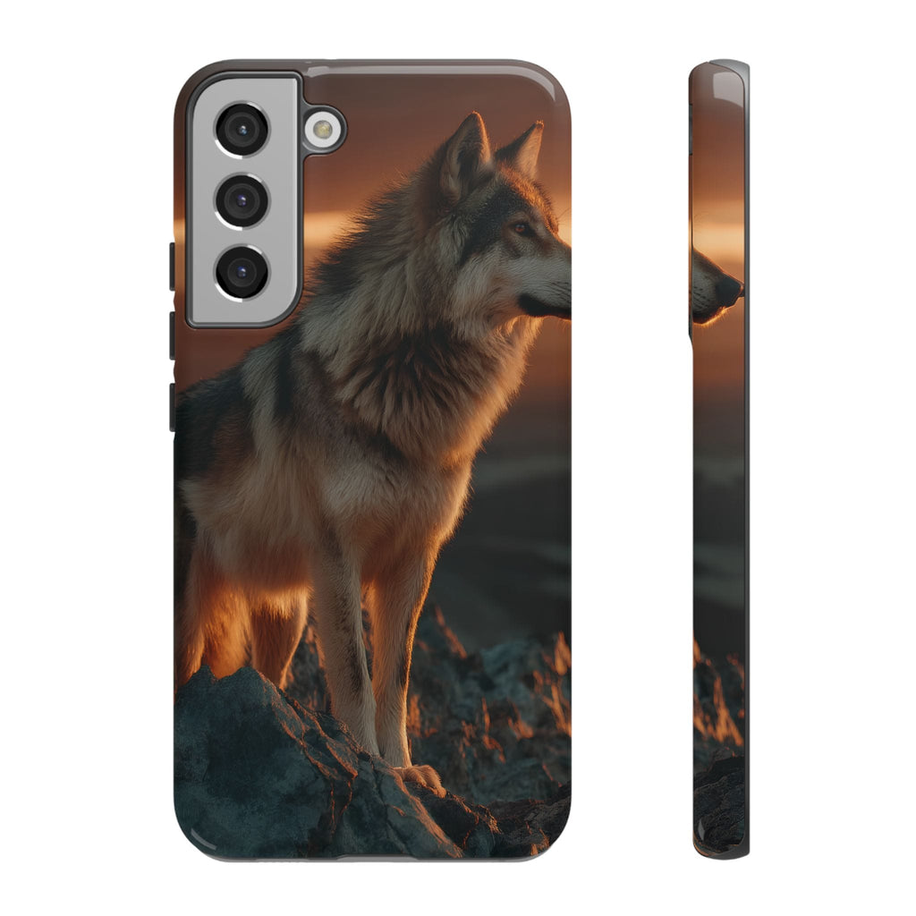 Wolf Sunset Phone Case