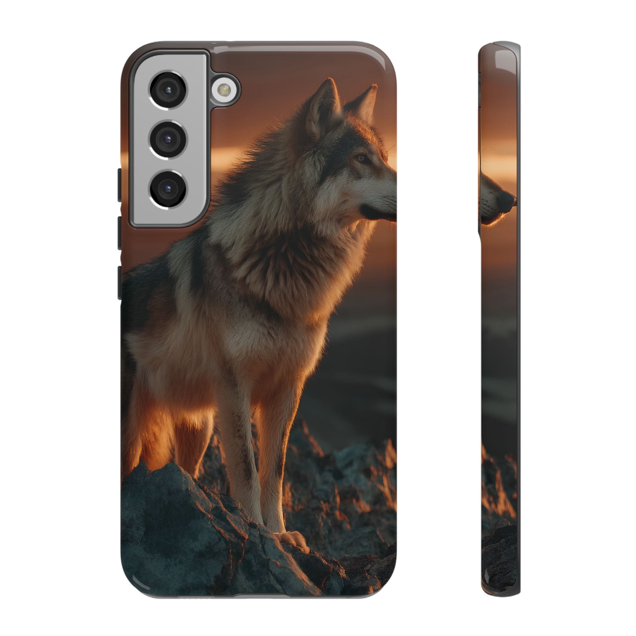 Wolf Sunset Phone Case