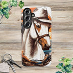 White Hat Horse-Phone Cases