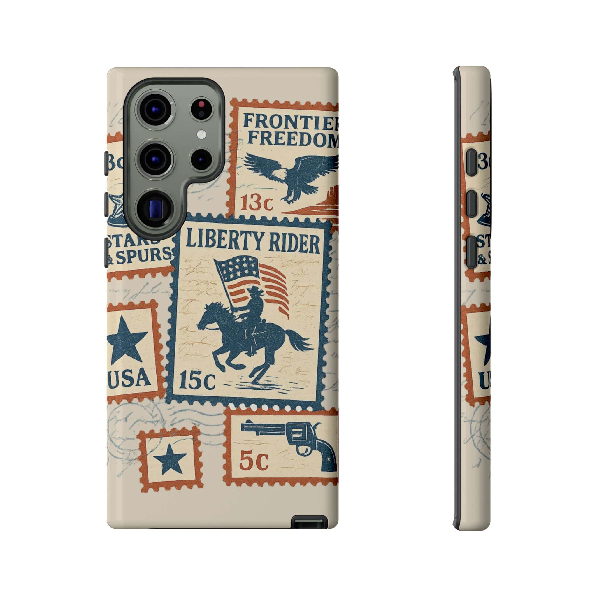 Liberty Rider Vintage Western Patriotic Phone Case