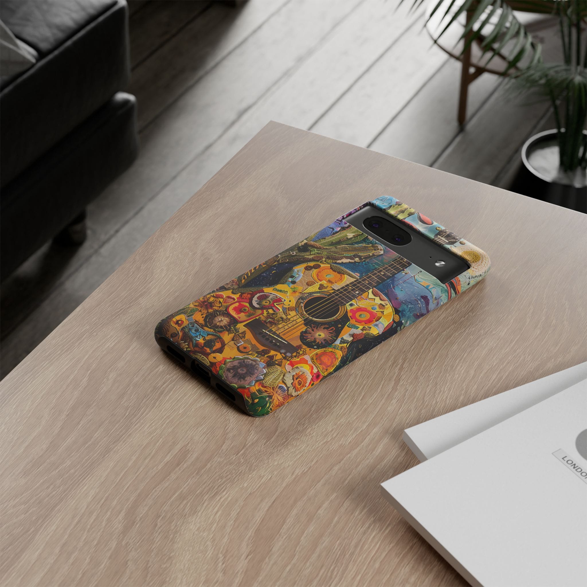 Floral Guitar- Phone Case