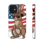 Patriotic Cowboy Bunny Phone Case