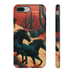 Desert Run Wild Horse Phone Case