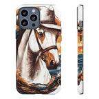 White Hat Horse-Phone Cases