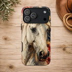 Patriotic White Horse Phone Case