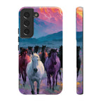 Wild Horses Sunset Mountain Phone Case