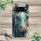 Colorful Horse Head – Turquoise