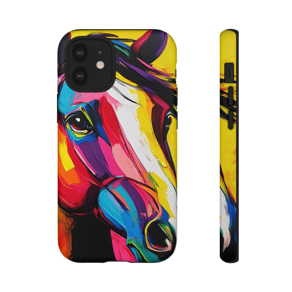 Abstract Colorful Horse Phone Case