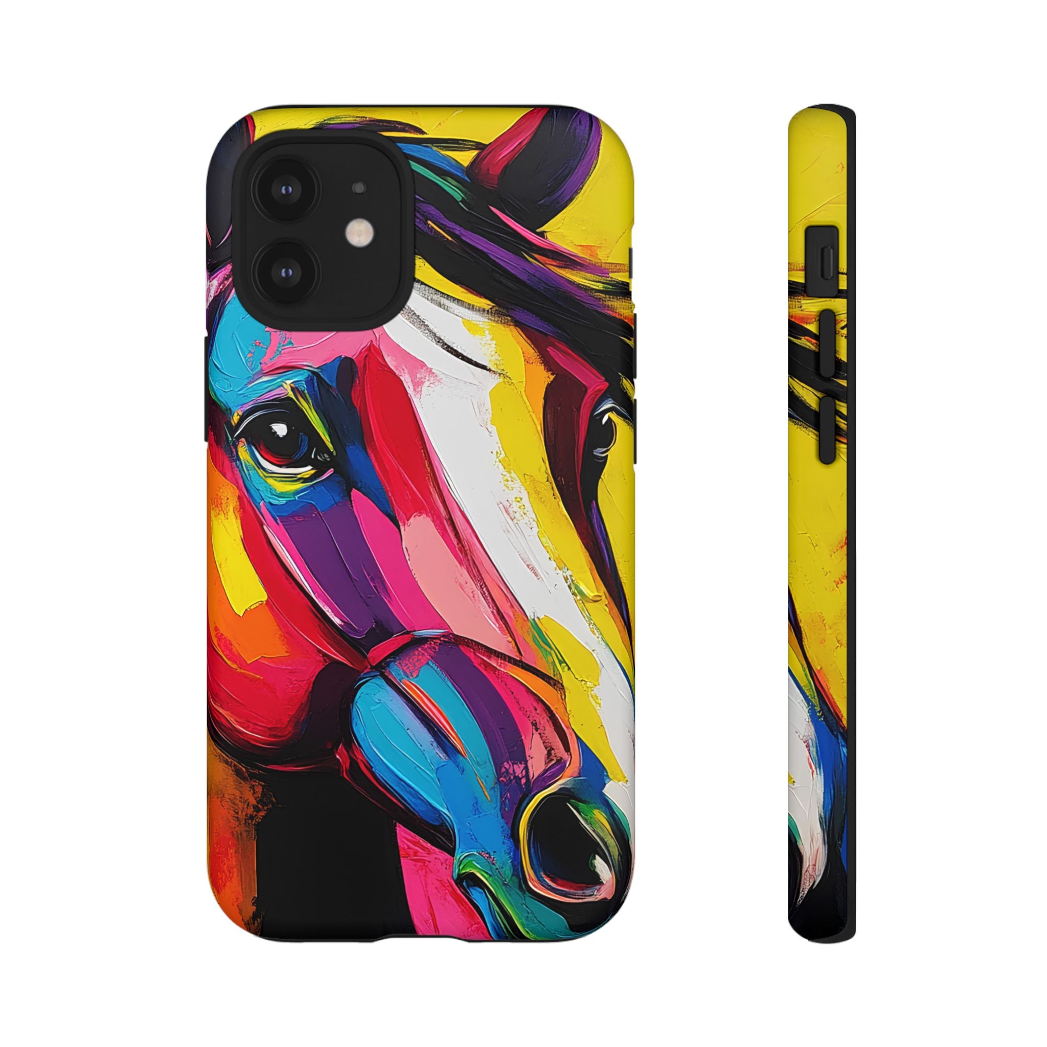 Abstract Colorful Horse Phone Case