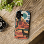 Mountain and Wolf -Phone Case