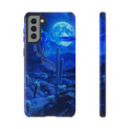 Blue Desert Moon Phone Case