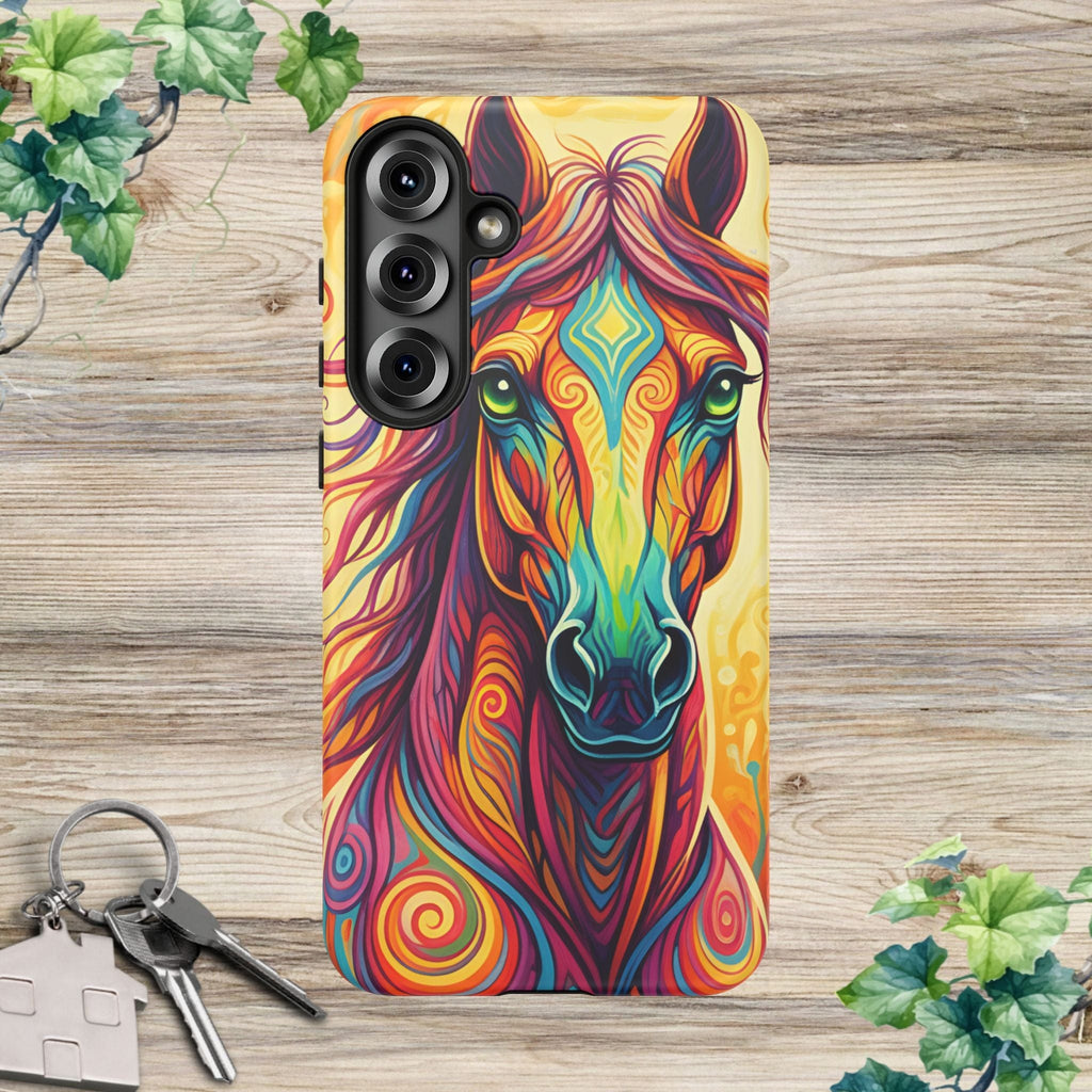 Vibrant Swirl Stallion - Phone Cover
