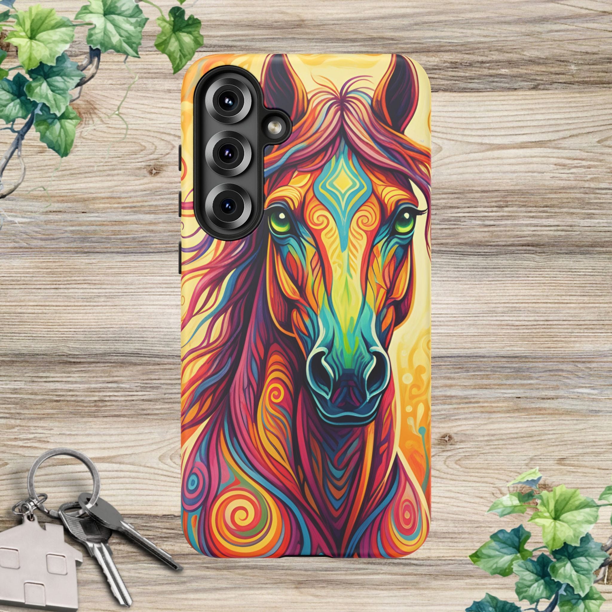 Vibrant Swirl Stallion - Phone Cover