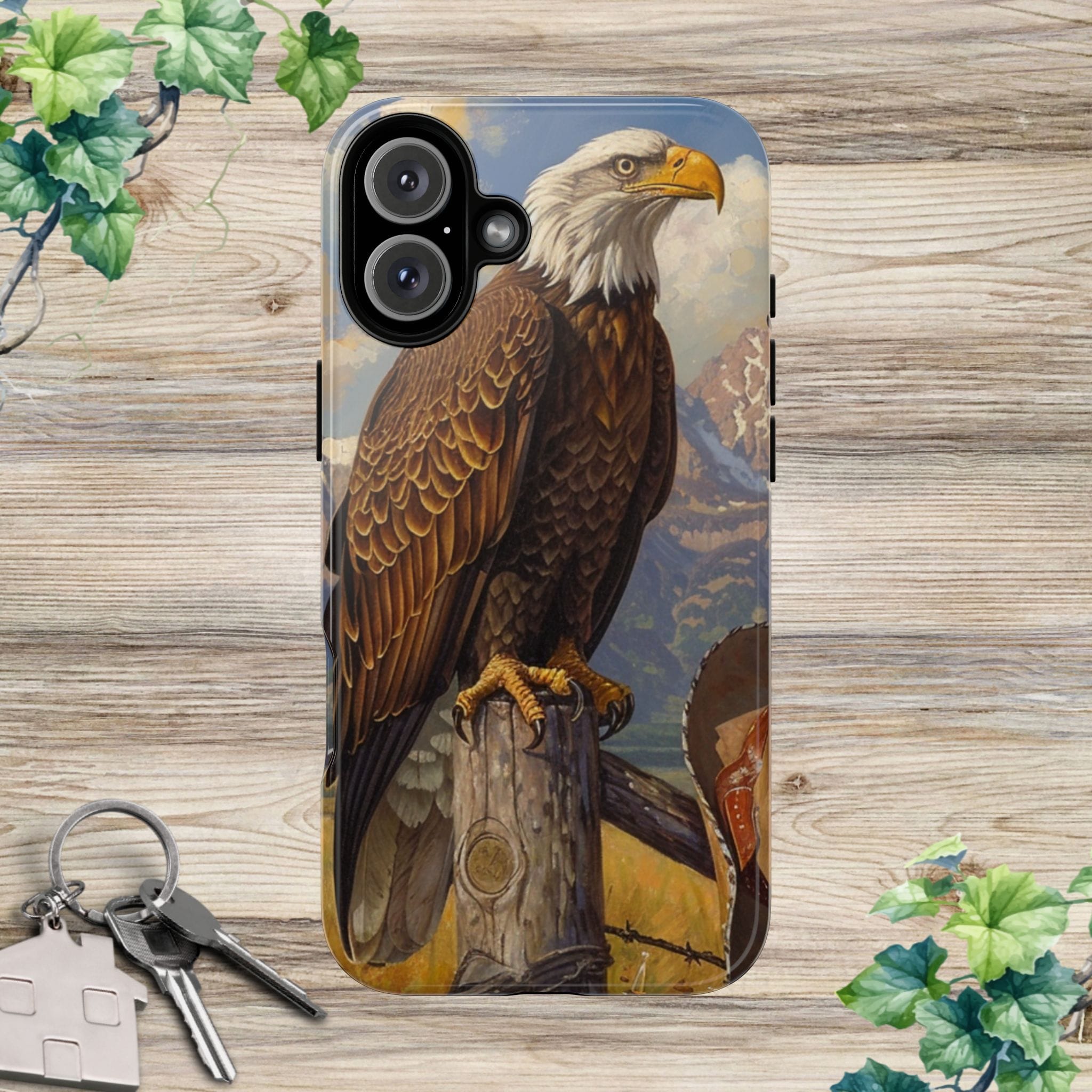 Vintage Bald Eagle Patriotic Phone Case