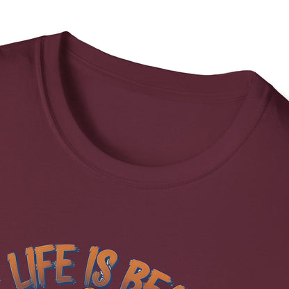 Softstyle Unisex T-Shirt: Smile Life is Beautiful