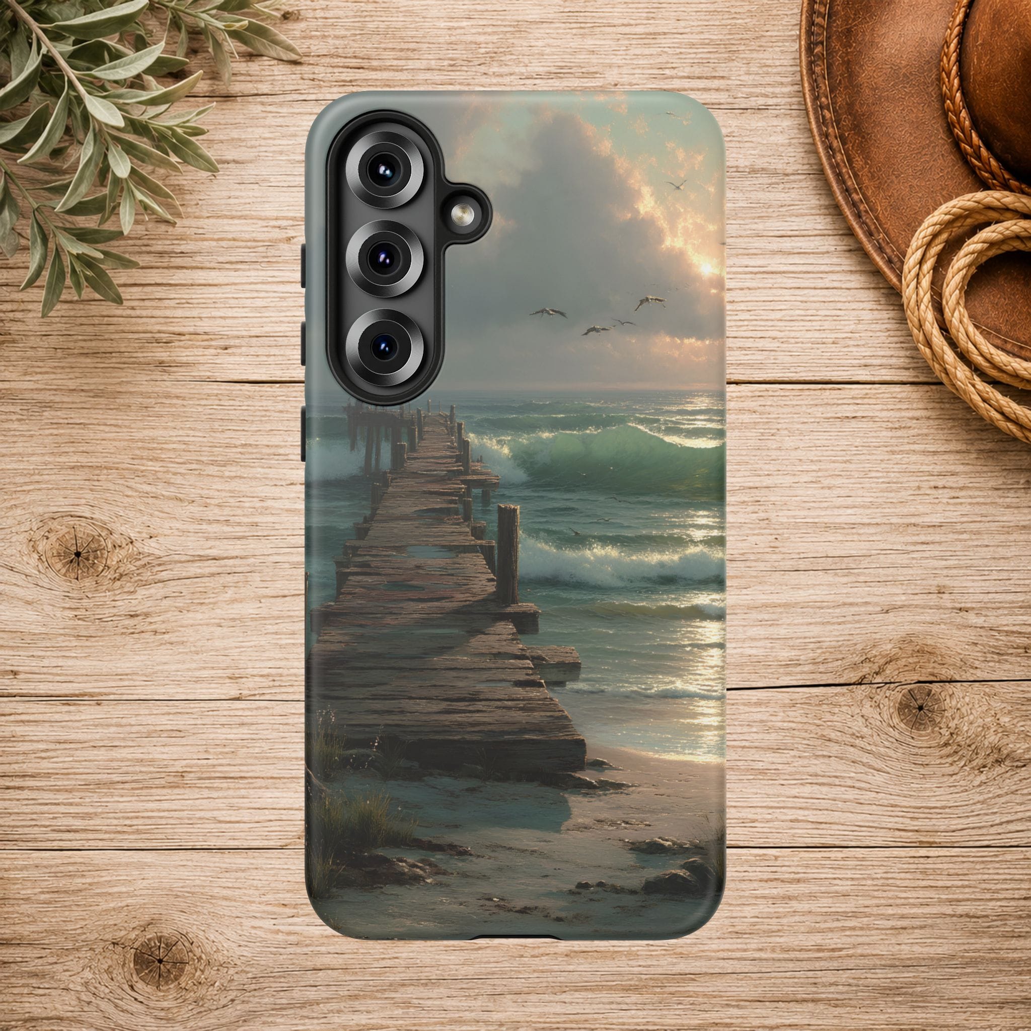 Wooden  Seaside Pier Phone Case