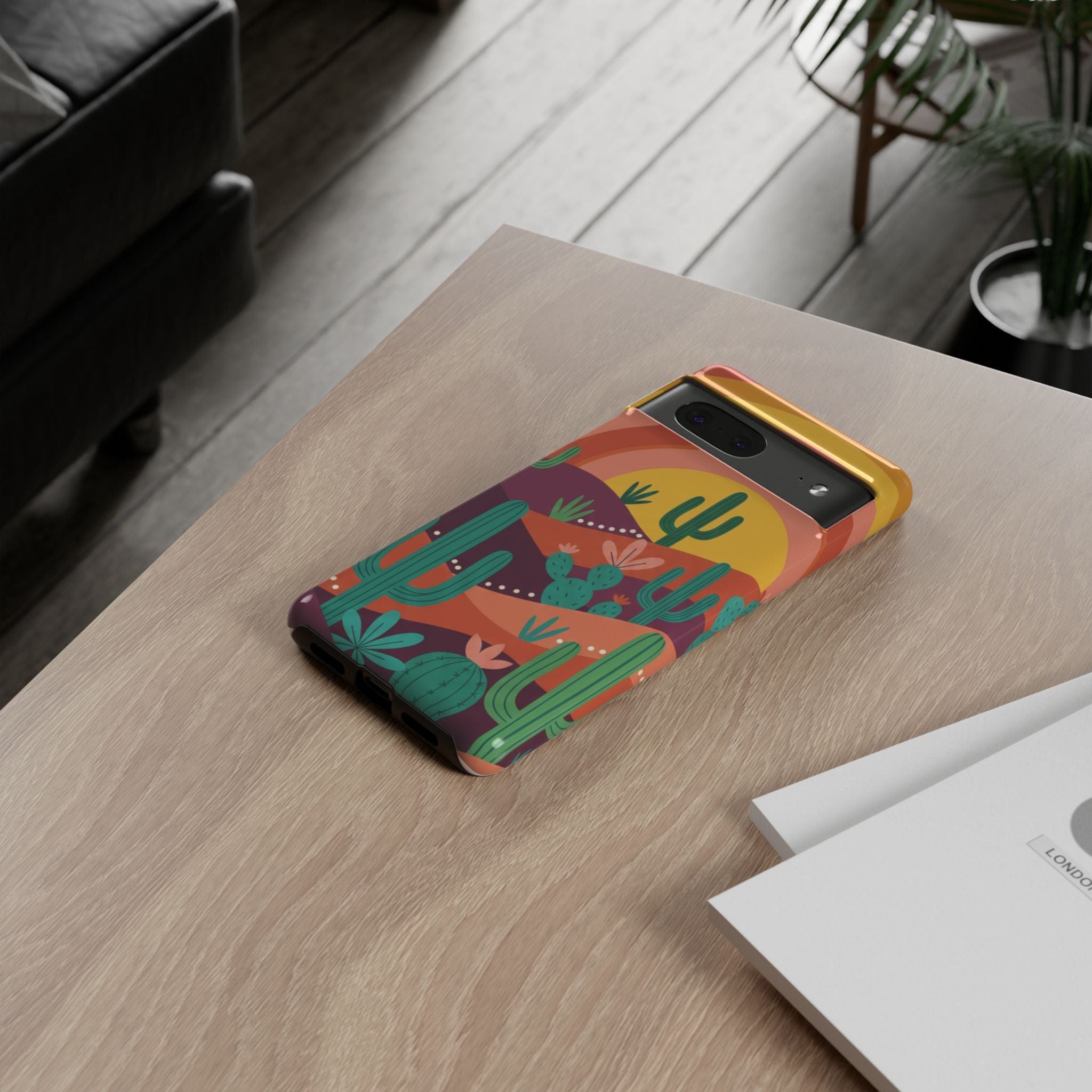 Desert Sunset Cactus Phone Case