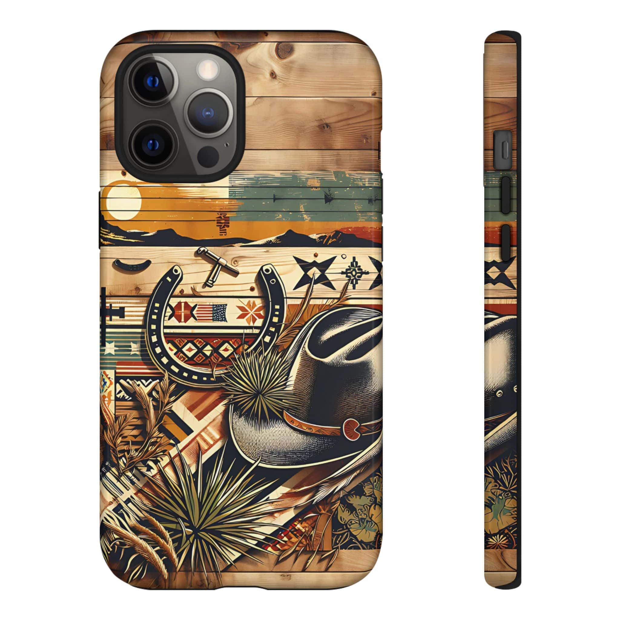 Hat and Horseshoes -Phone Case