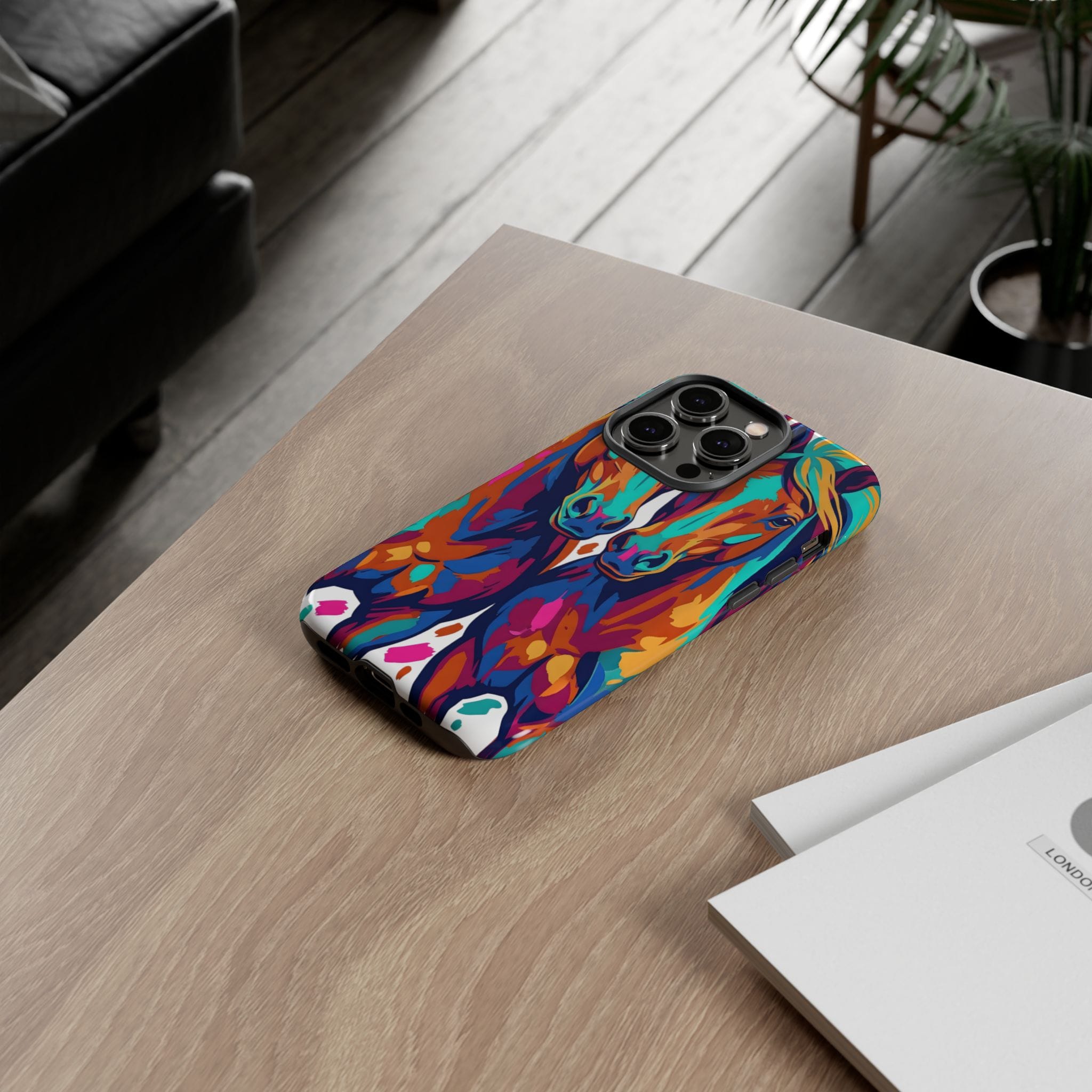 Vibrant Pop Art Equine Phone Case