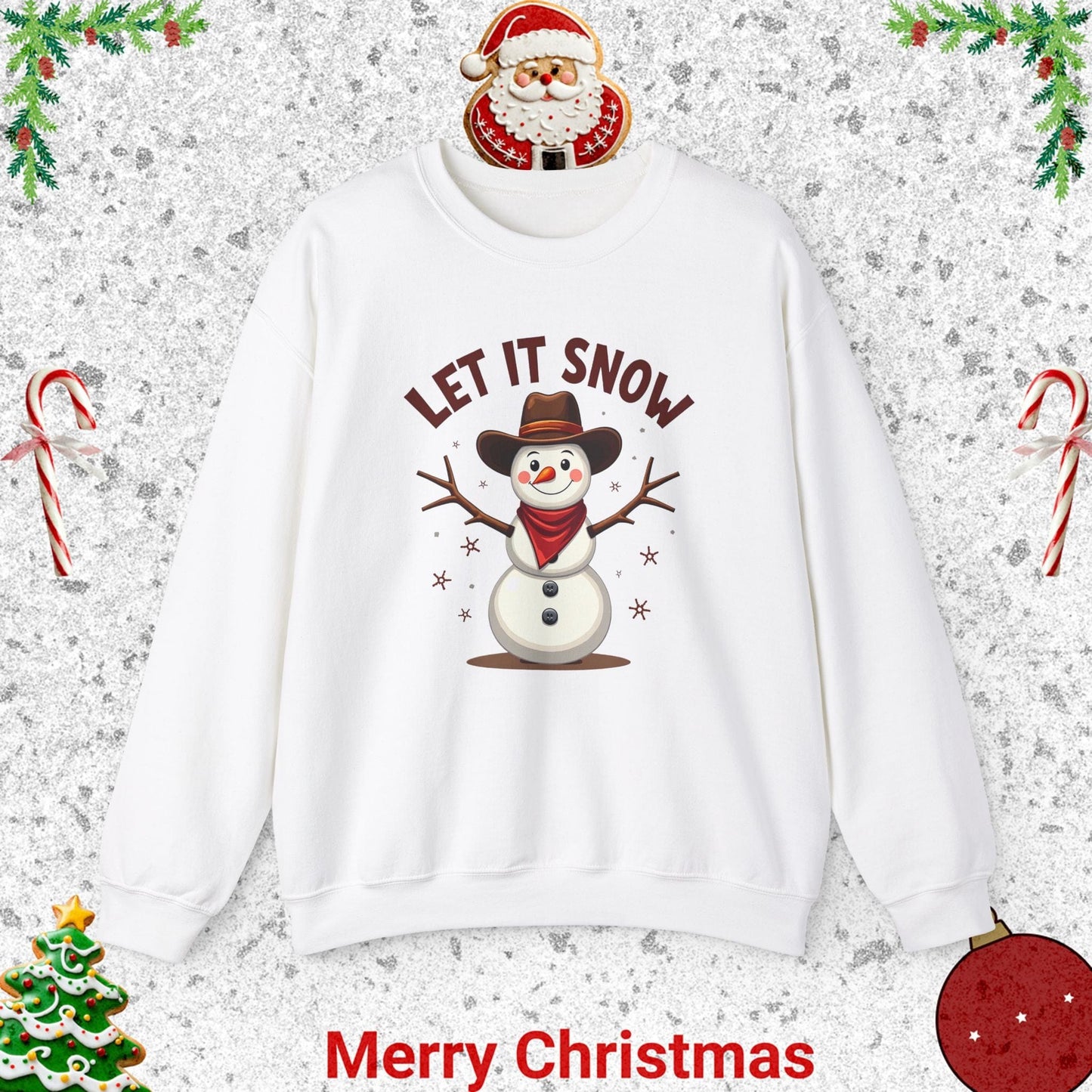 Unisex Heavy Blend™ Crewneck Sweatshirt - Let It Snow