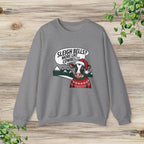 Sleigh Bells More Like Cowbells Funny Christmas Cow Sweatshirt
