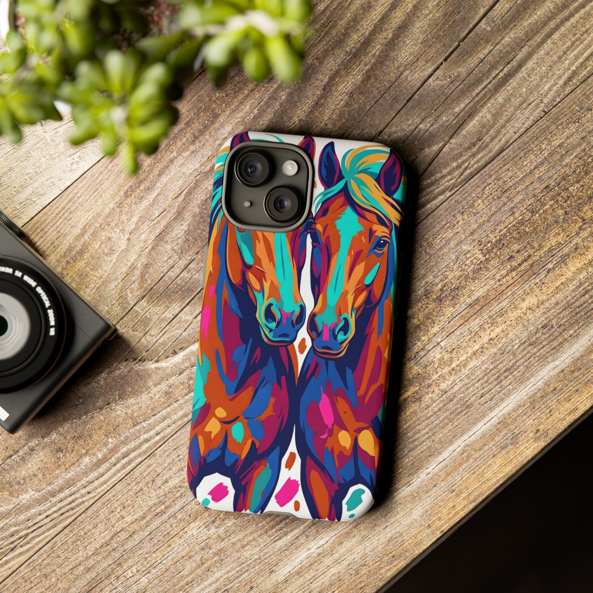 Vibrant Pop Art Equine Phone Case