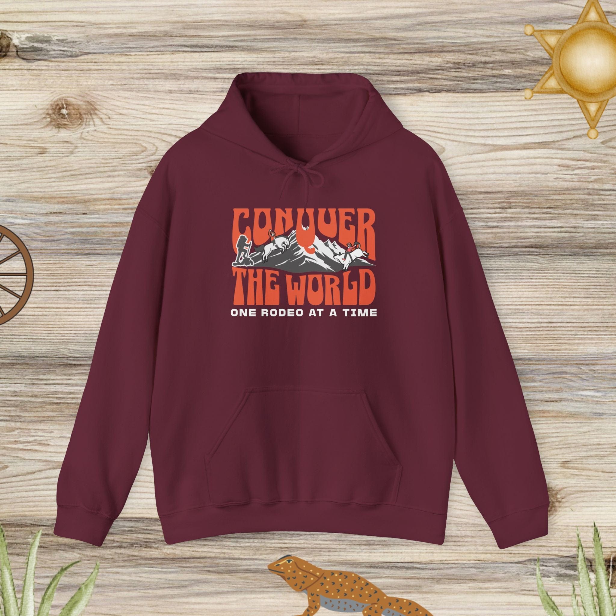 Unisex Hoodie -Conquer the World
