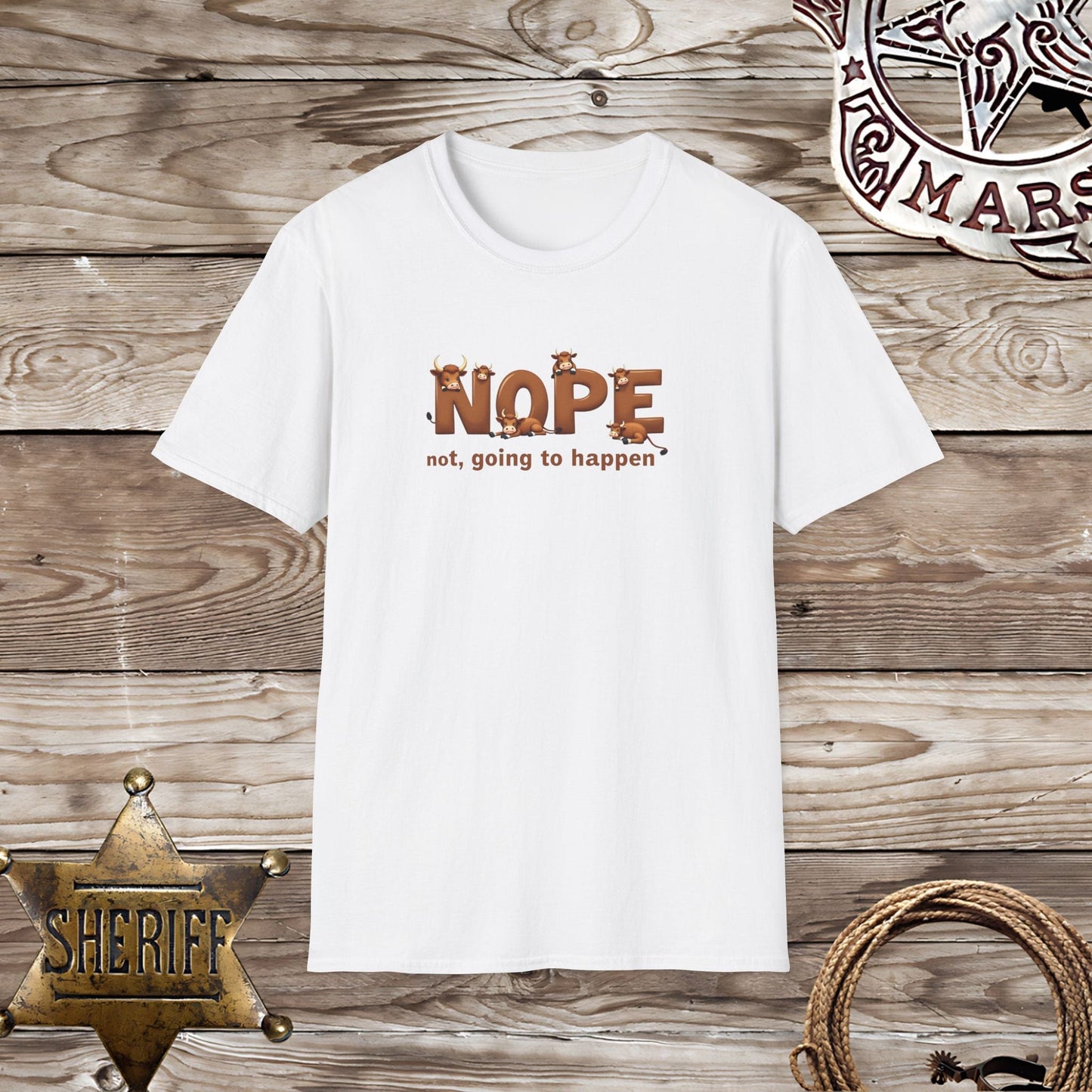 Softstyle Unisex T-Shirt- NOPE