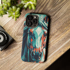 Colorful Horse Head – Turquoise