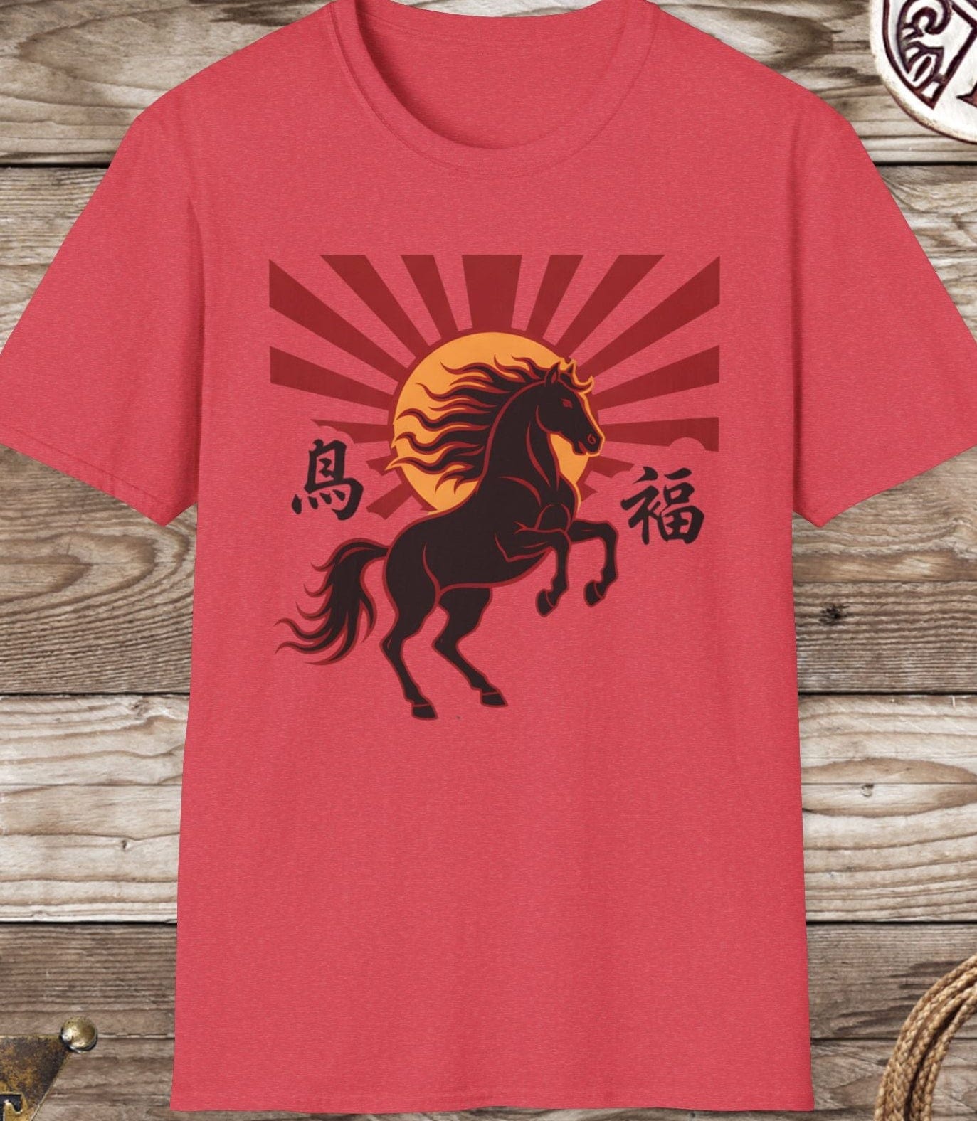 Horse Rising Sun T-Shirt