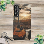 Guitar in a Wet Field -Phone Case