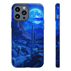 Blue Desert Moon Phone Case