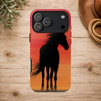 Sunset Spirit Horse Phone Case