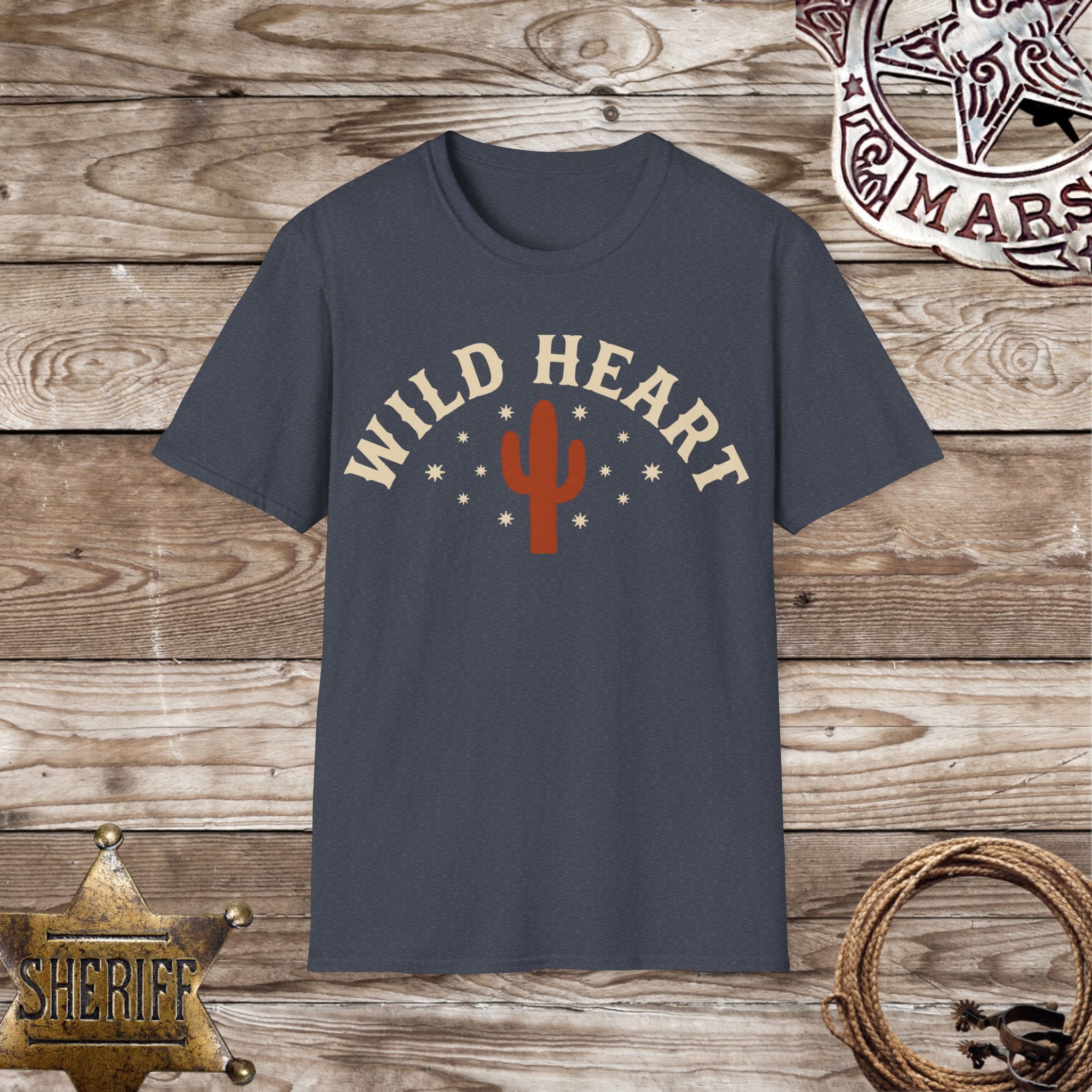 Wild Heart Cactus Western T-Shirt