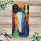 Colorful Horses Head - Phone Case