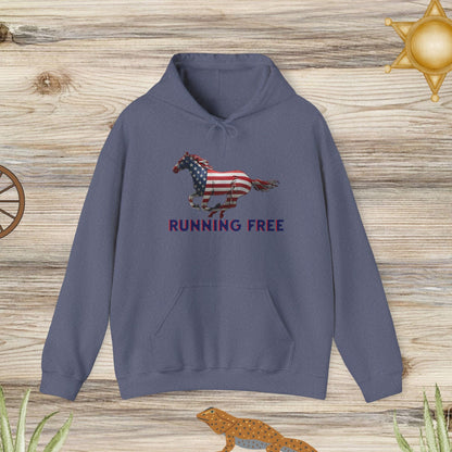 Unisex Heavy Blend™ Hooded Sweatshirt: Running Free