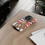 Patriotic Cowboy Bunny Phone Case