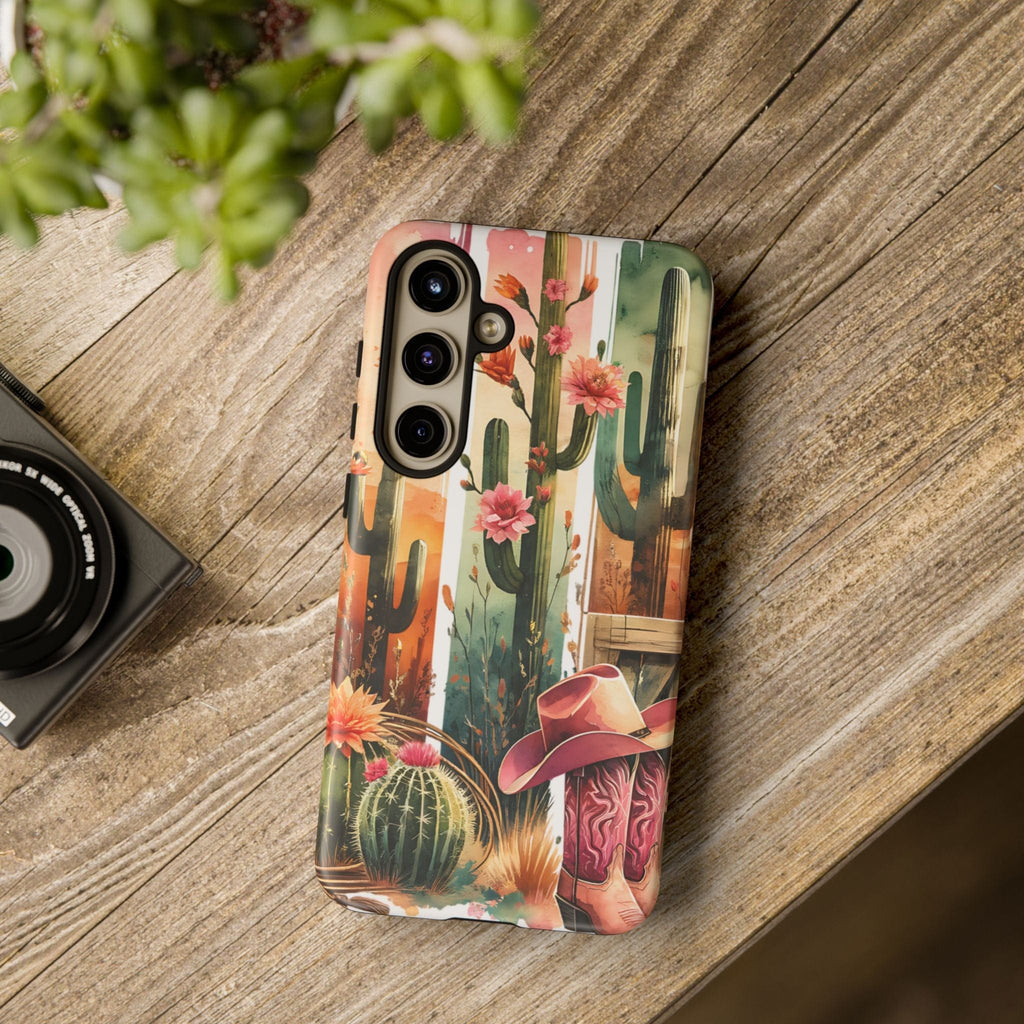 Southwestern Floral Cactus -Tough Case