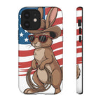 Patriotic Cowboy Bunny Phone Case
