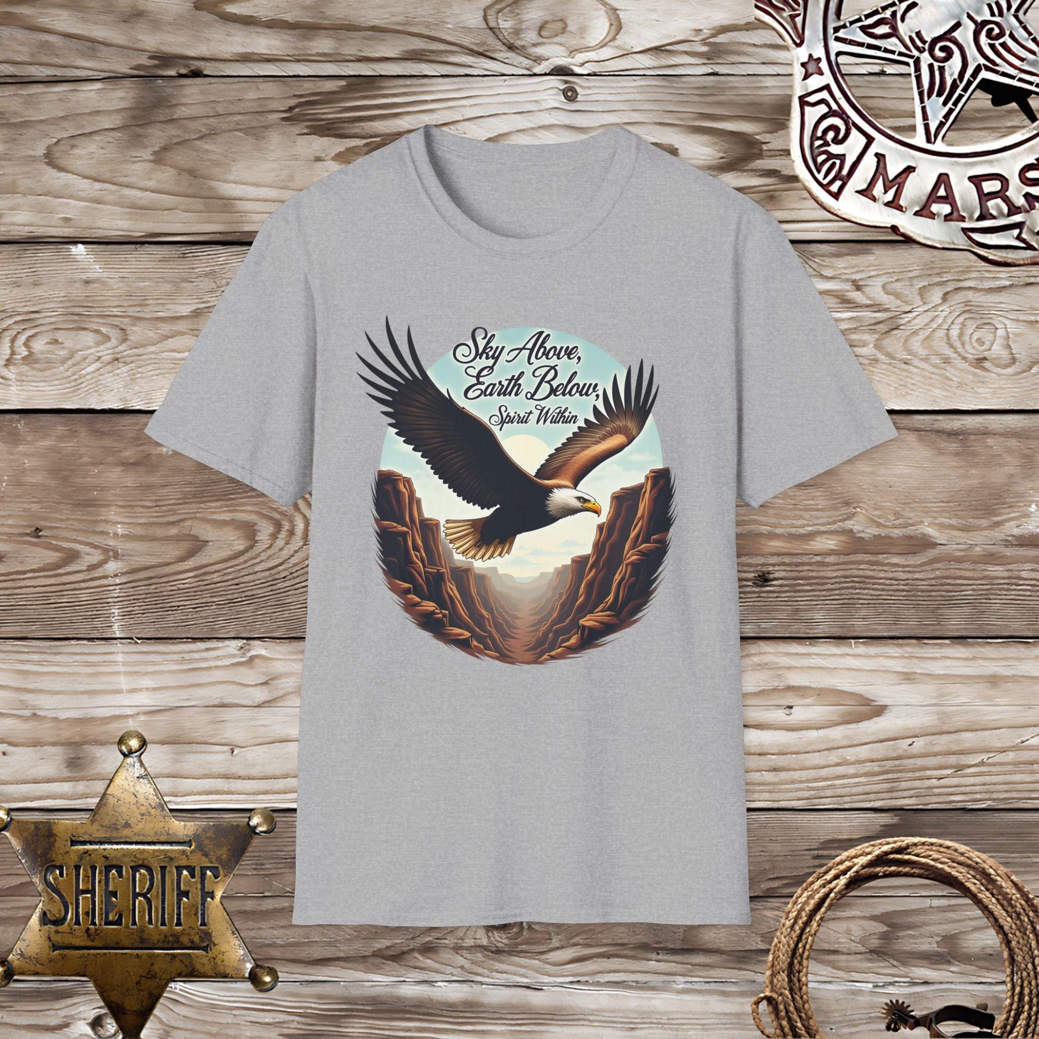 Sky High, Earth Below-T-Shirt